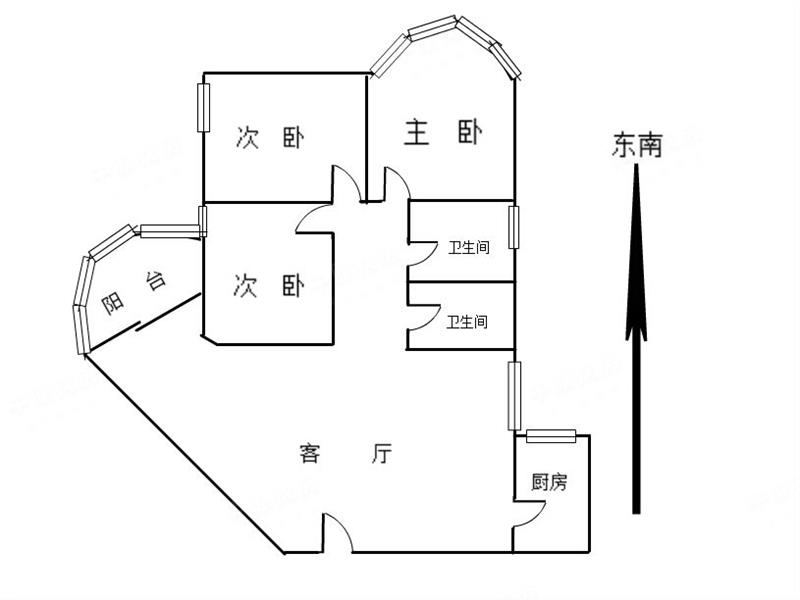 高科利花园大厦【高科利花园三房97平450万 红本无税 双地铁口】深圳