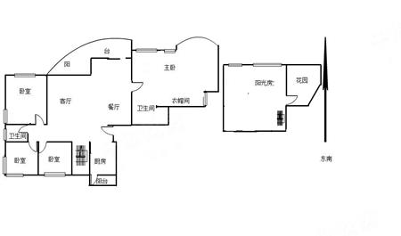 金地海景花园e区-户型图