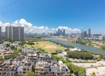 香蜜湖一号四房,安静看一线湖景,送入户花园,客厅出大阳台